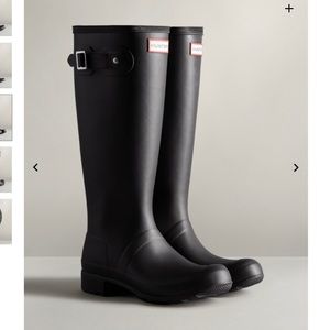 Hunter Tour Foldable Tall Rain Boots- Matte